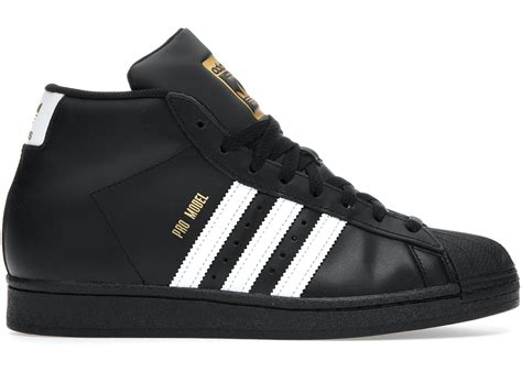 adidas pro model zwart wit|Adidas pro model black and white.